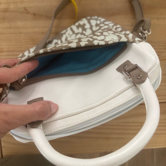 Miche Black and White Animal Print Crossbody Bag - Picture 9 of 9